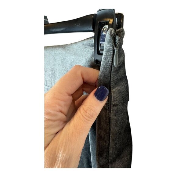 Club Monaco Skirt Women 2 Silver Gray Banded Waist A Line Mini Holiday Party - Picture 6 of 10